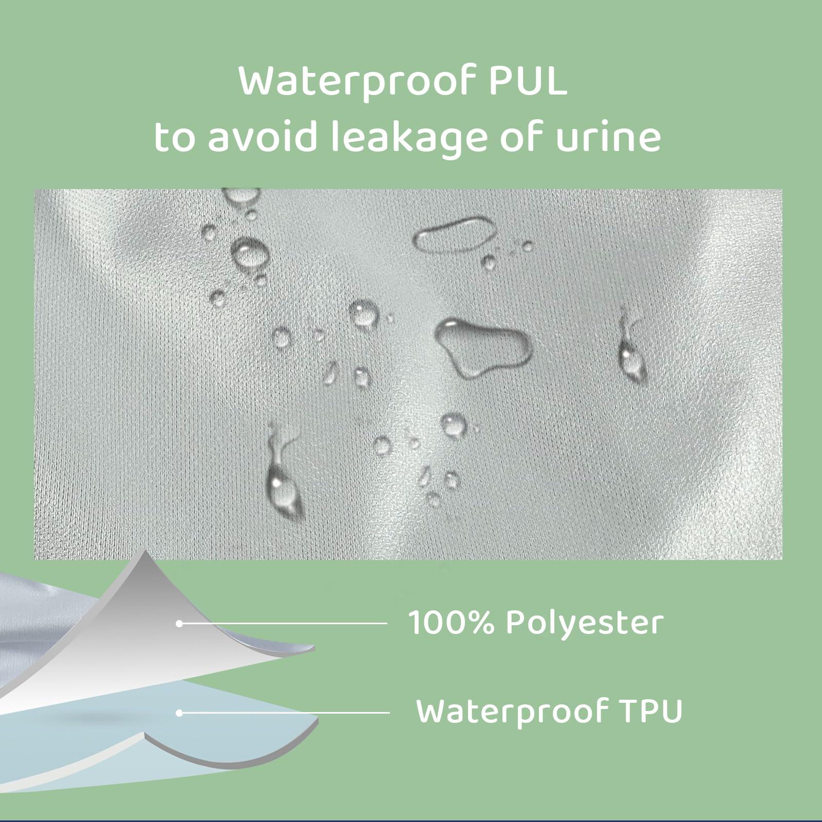 SMULPOOTI SMULPOOTI Rubber Training Pants for Toddlers Plastic Pants Swim Diaper Covers for Toddlers Premium Plastic Underwear Covers for Potty Training Rubber Pants for Toddlers 4 Packs White 6T