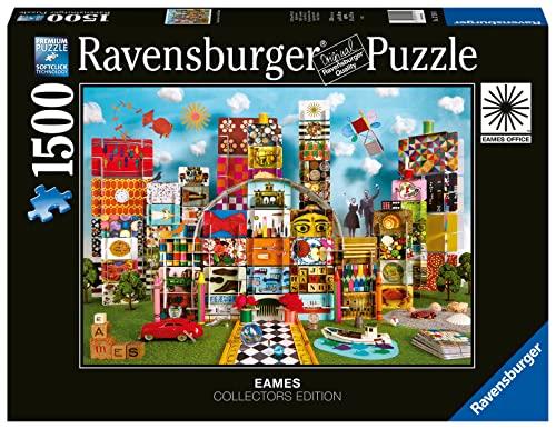 Ravensburger Ravensburger Eames House of Cards Fantasy - 1500 Piece Jigsaw Puzzle for Kids and Adults | Unique Design | Softclick Technology Sustainable Materials | Designed by Renowned Artist