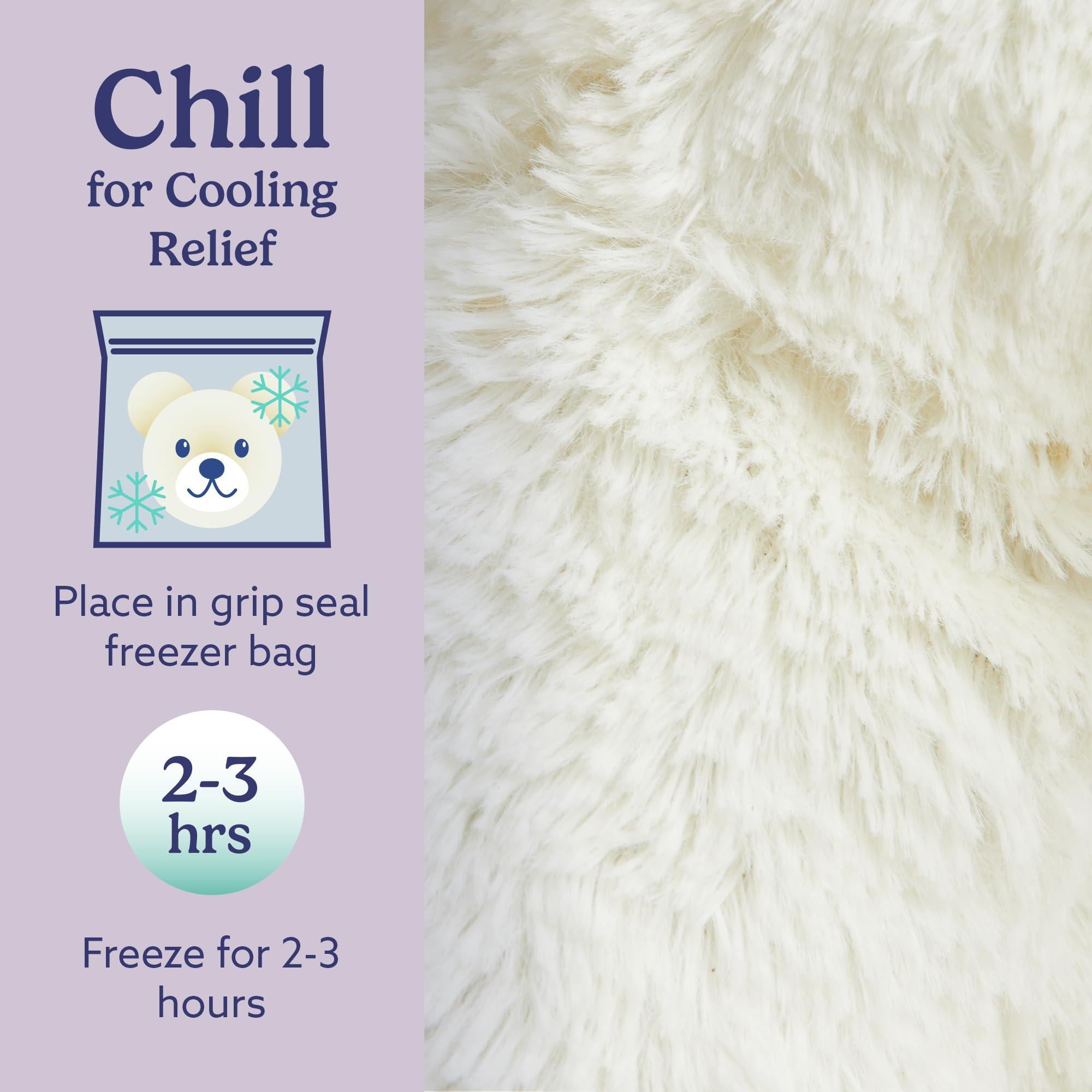 w warmies warmies Yellow Labrador Heatable and Coolable Weighted Pet Stuffed Animal Plush