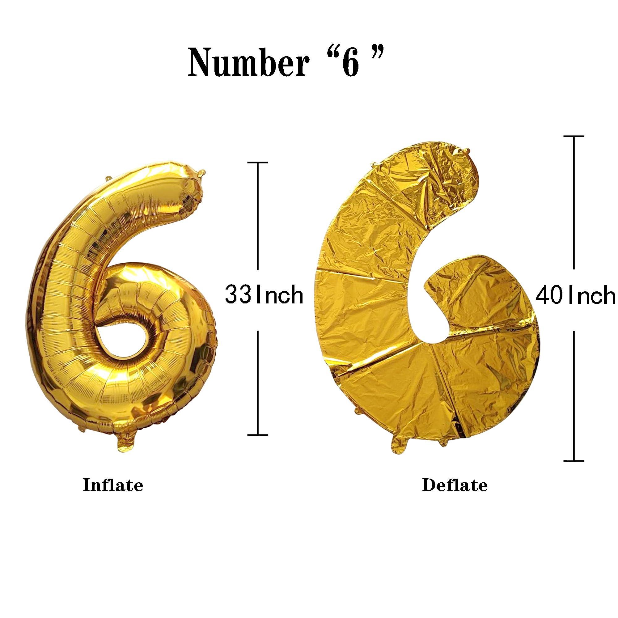 SHUNTAI SHUNTAI 68th Birthday Decorations for Men Women 68 Number Balloons Gold Jumbo Numbers 86 Foil Mylar Balloons with Happy Birthday Balloon Letters Banner 86th or 68 Years Old Theme Party Events Supplies