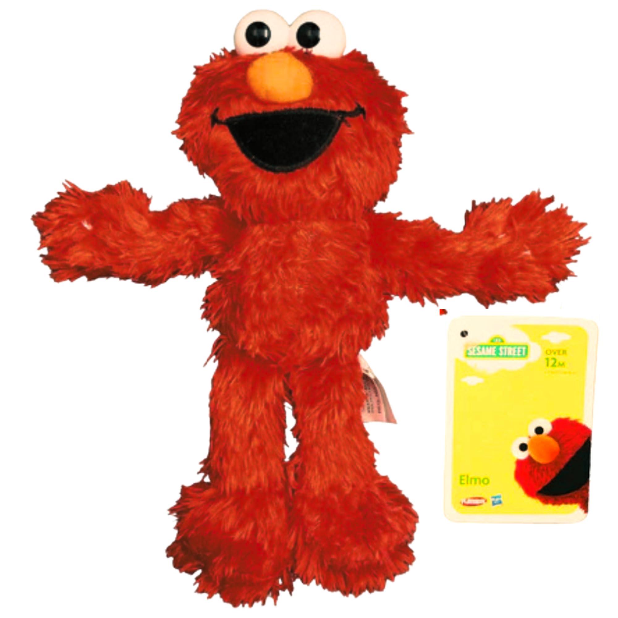 Hasbro Sesame Street 6\" 15cm - 8\" 20cm Super Soft Gift Quality Plush Toy (8\" 20cm Elmo)