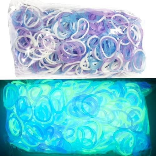 Rainbow Loom Rainbow Loom Finger Loom Party Pack, Features 9 Colored Finger Looms and 1200 Glow in The Dark Bands Perfect Party Activities for Boys and Girls 7+