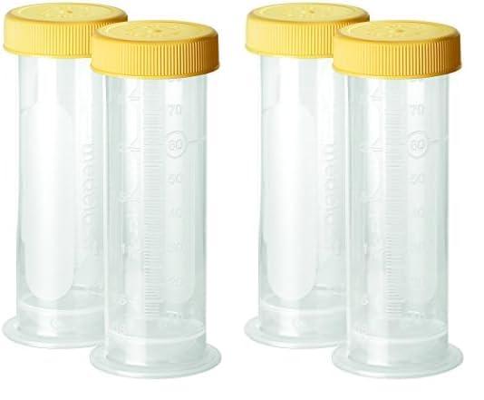 Medela Medela Breast Milk Storage Bottles, 2.7 Ounce Containers, Leak Proof Lids, Breastmilk Freezer or Refrigerator Storage, Made Without BPA, 12 Count (Pack of 2)