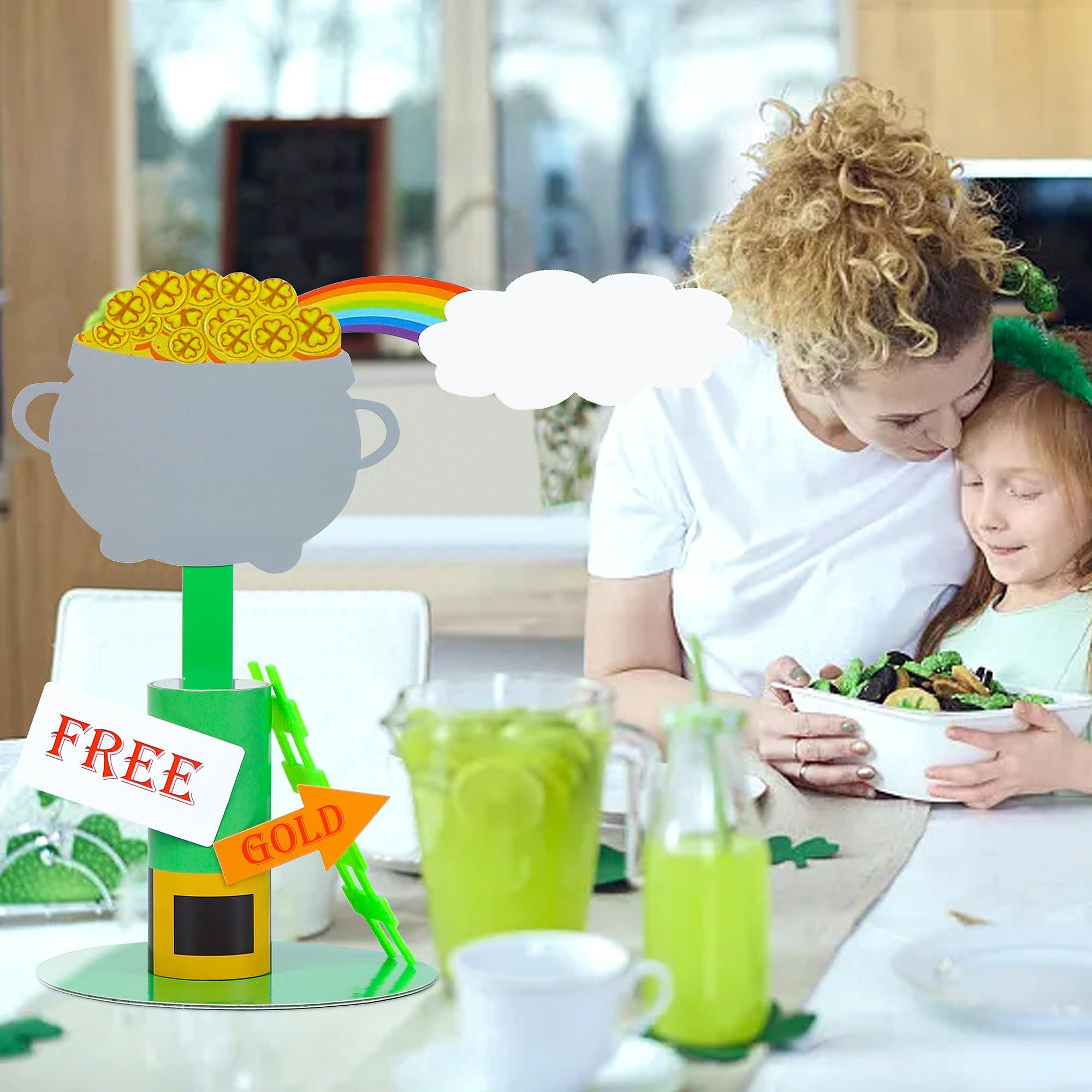 Sozize Sozize St Patrick\'s Day Leprechaun Trap Kit St Patricks Day Crafts Catch a Leprechaun Kit St Patrick\'s Day DIY Toys Leprechaun Traps Decorations for Kids