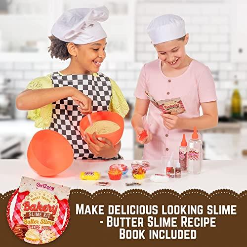 GirlZone GirlZone Sweet Treats Butter Slime Bakery Kit, Make Sweet Treats Slime, Slime Butter & Cake Scented Slime, Fun Slime Making Kit and Great Gift Idea