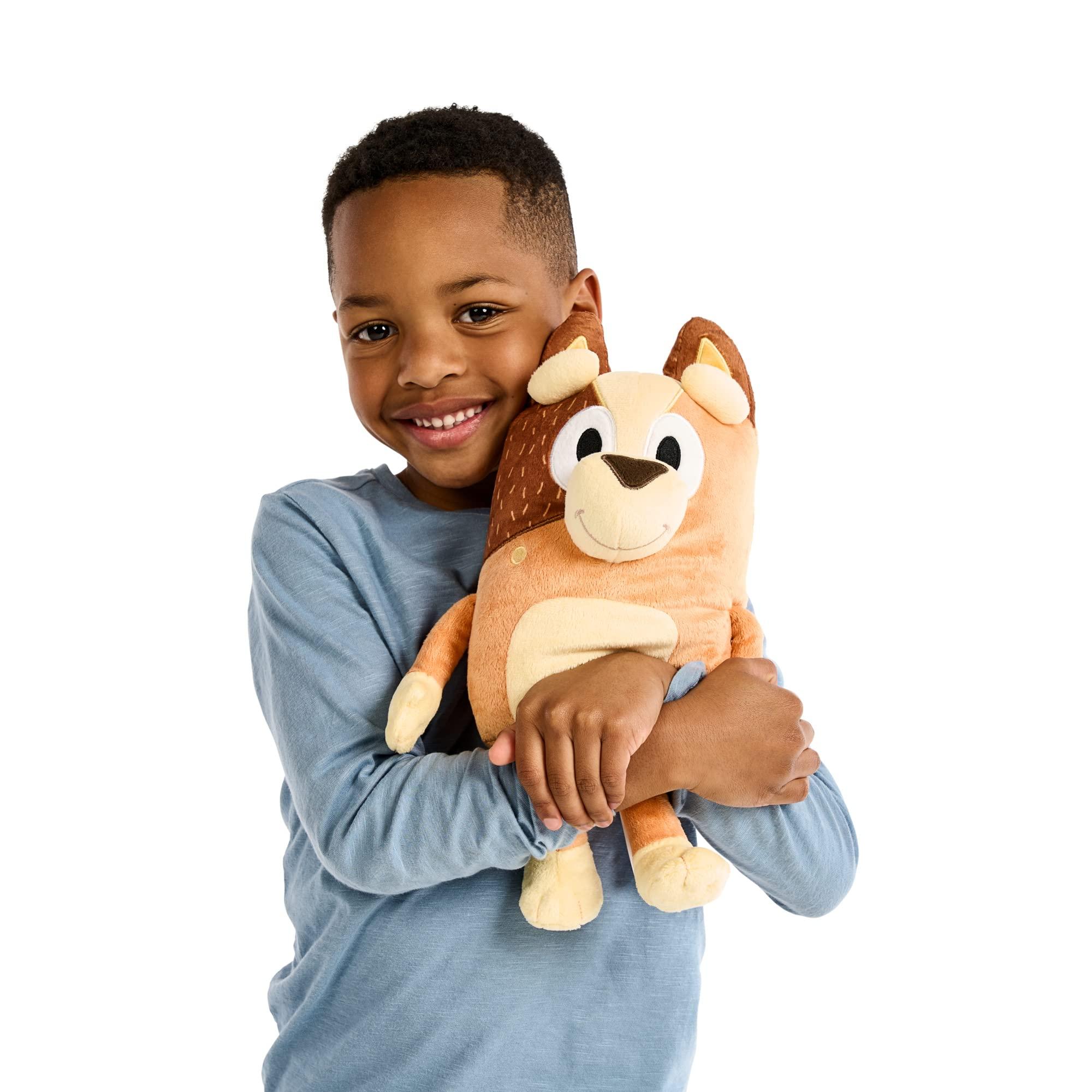 Bluey Bluey - 14\" Talking Chilli (Mum) Plush - Interactive - Plush Toy with 9 Phrases Theme Song