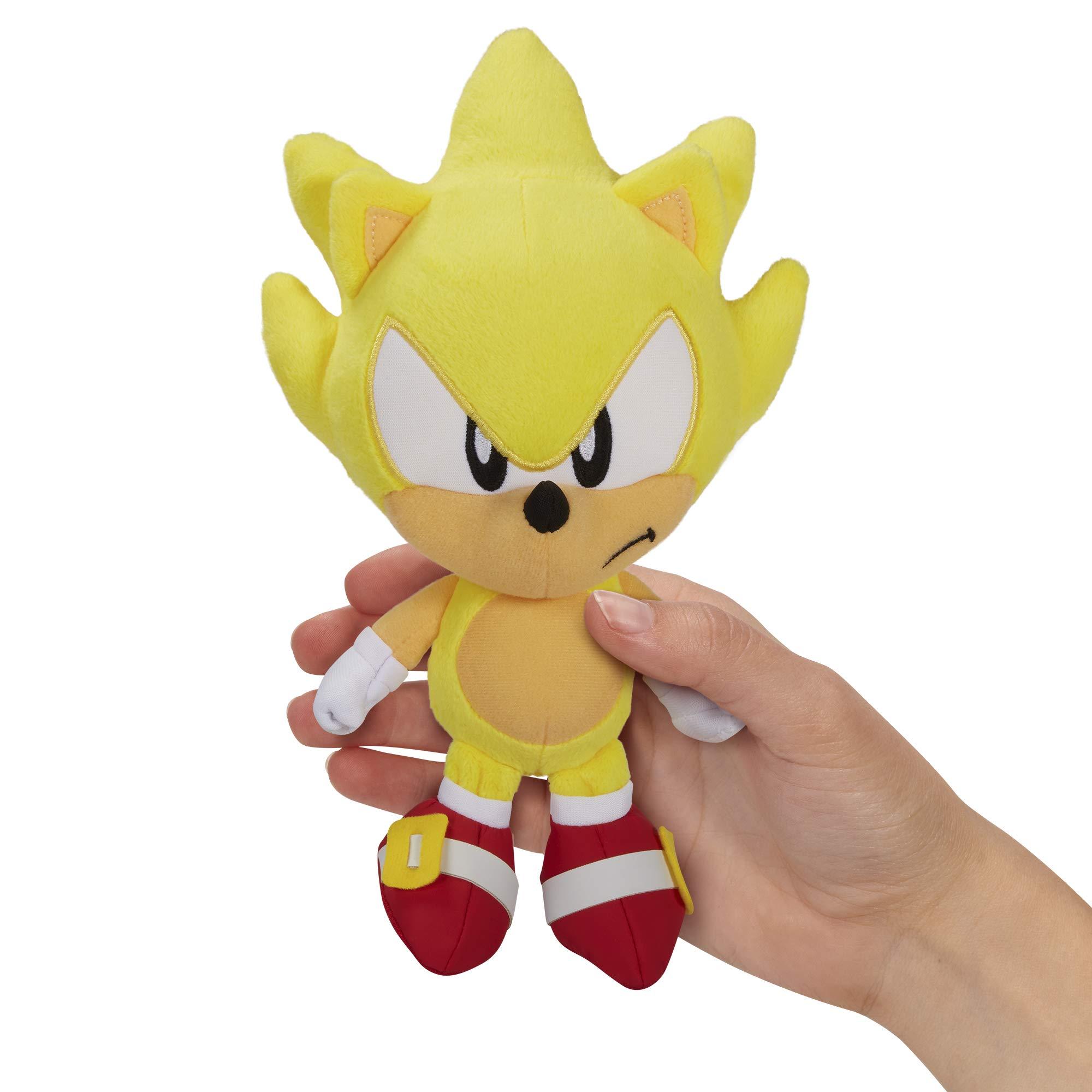 Sonic The Hedgehog Sonic The Hedgehog Super Sonic 7-Inch Plush Collectible Stuffed Figure