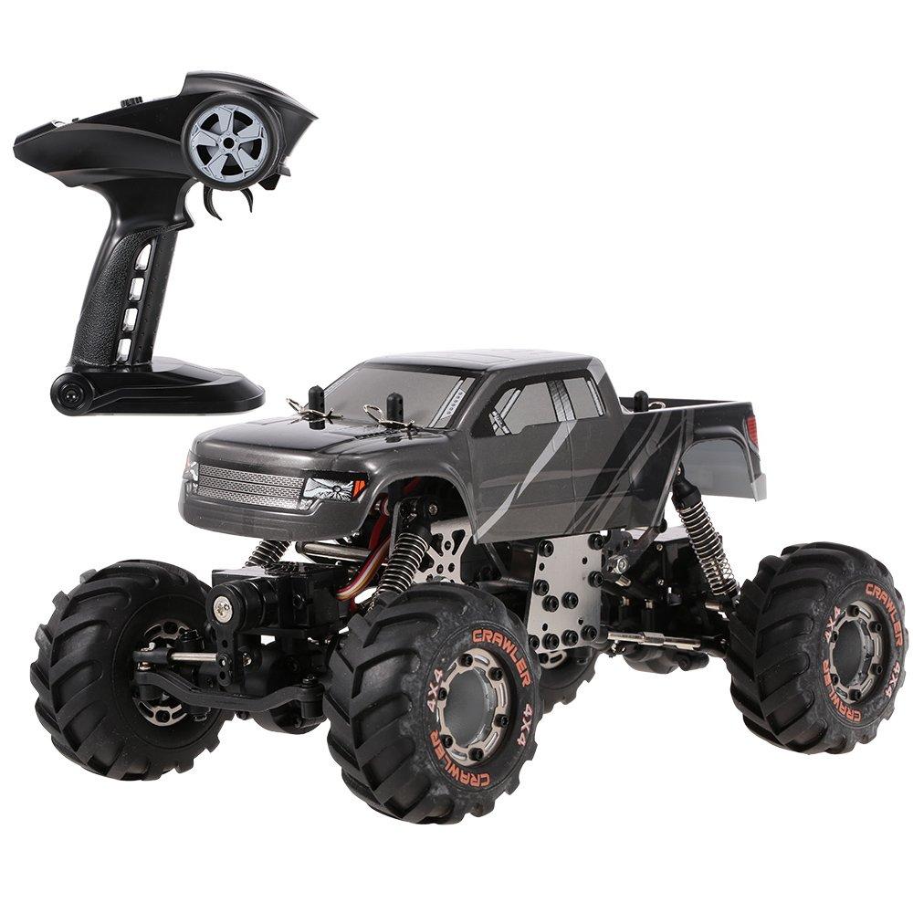 Goolsky Gooksky HBX 2098B RC Car 1/24 2.4GHz 4WD 4WS Devastator Rock Crawler RTR with Double Servo Off-Road Car