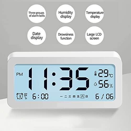 HOTIPS HOTIPS Sleep Training Clock for Toddlers, Multifunctional Children's Sleep Trainer, Kid's Bedroom Baby Toddler Alarm Clock (Pink)