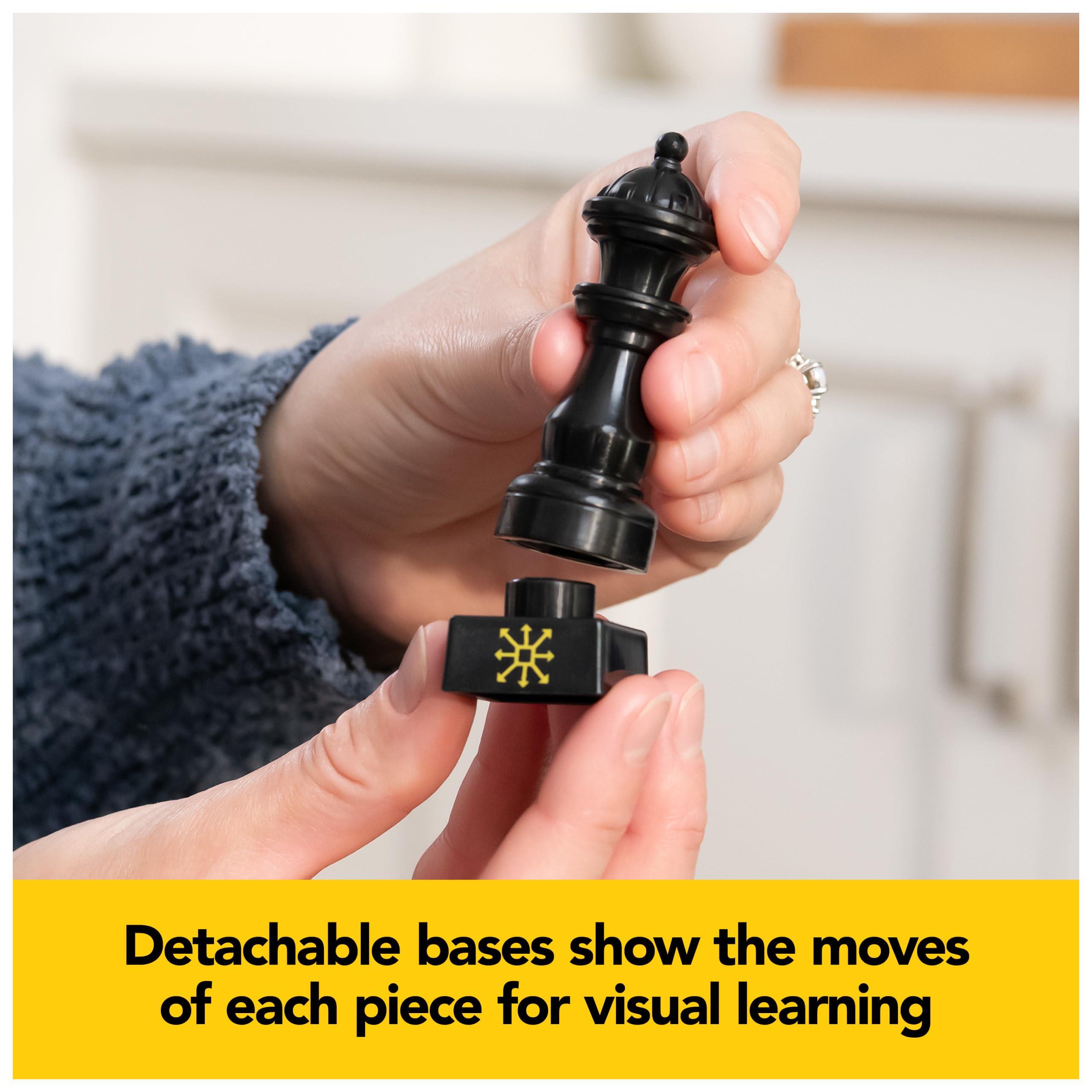 Spin Master Spin Master Games, Chess Made Simple, Learn to Play Strategy Board Games for Beginners, Chess, 2 Players, for Kids Ages 8 & Up