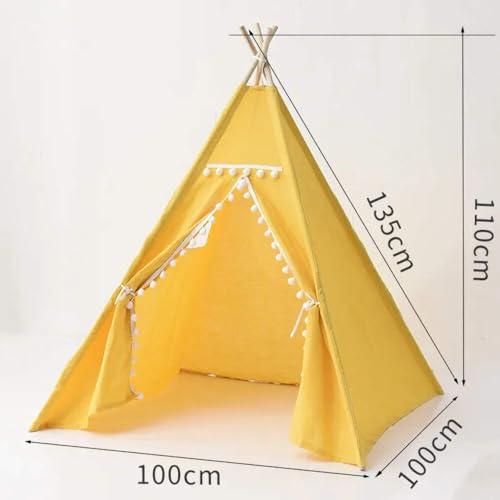 RocketBaby RocketBaby Yellow Teepee Play Tent Yellow Tent