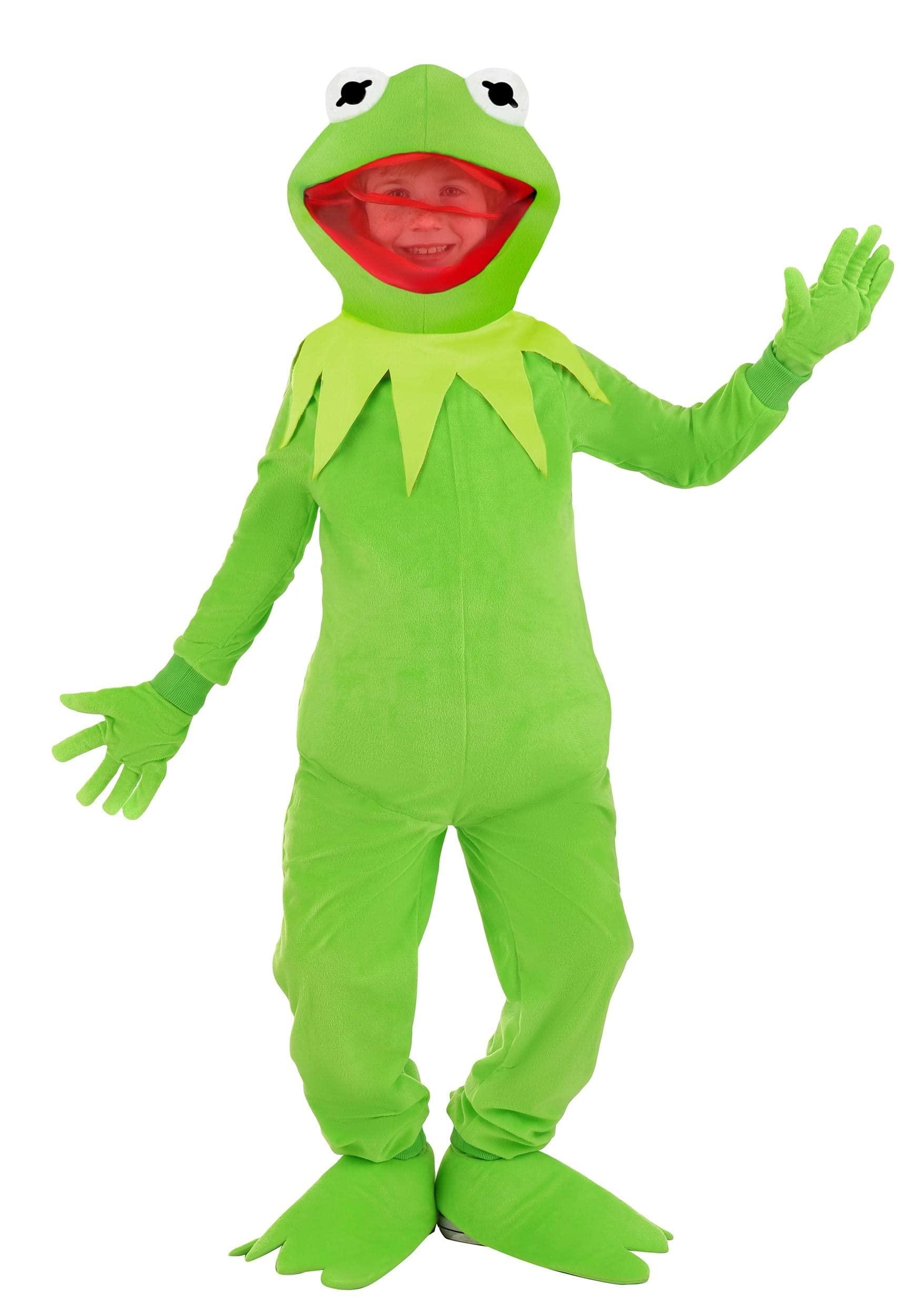 Fun Costumes Fun Costumes Kid's Disney Kermit Costume, (Size - Medium) - Green