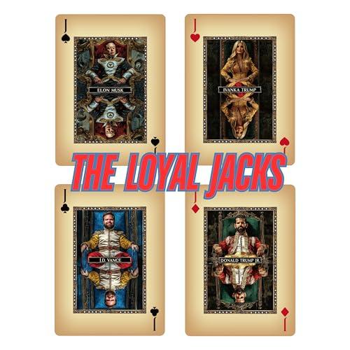ASVP Shop ASVP Shop Trump Playing Cards - Family & Allies - Premium Collectors Deck Featuring Donald Trump, Melania, Ivanka, Elon Musk, J.D. Vance & The Jokers Biden & Kamala Harris - Perfect for Poker Nights