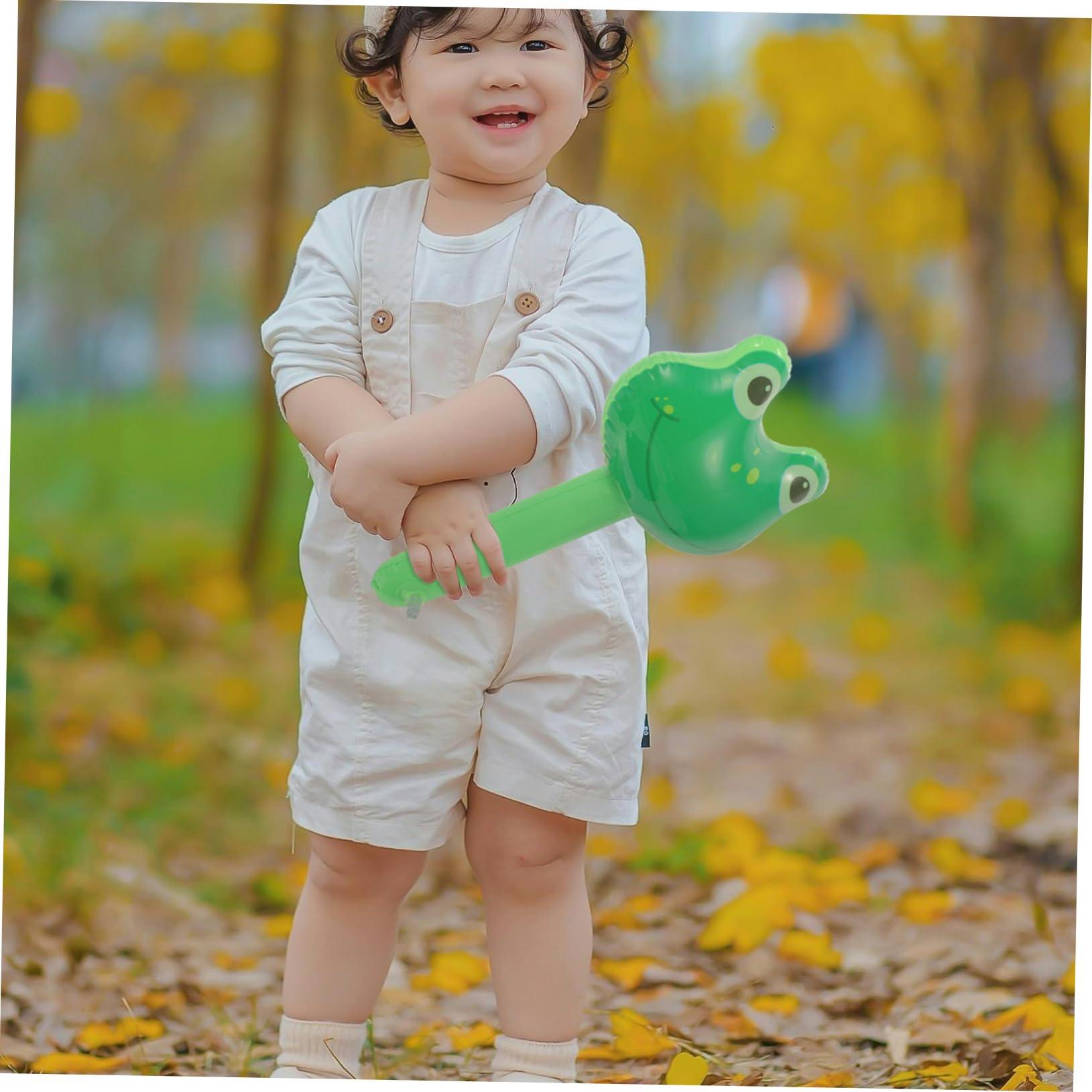 PRETYZOOM PRETYZOOM 10pcs Children\'s Inflatable Toys Balloon Toy Hammer Toy Blowing up Hammer Inflatable Mallet Pool Party Hammer Inflatable Hammer Party Favors Party Inflatable Toys Pool Toys