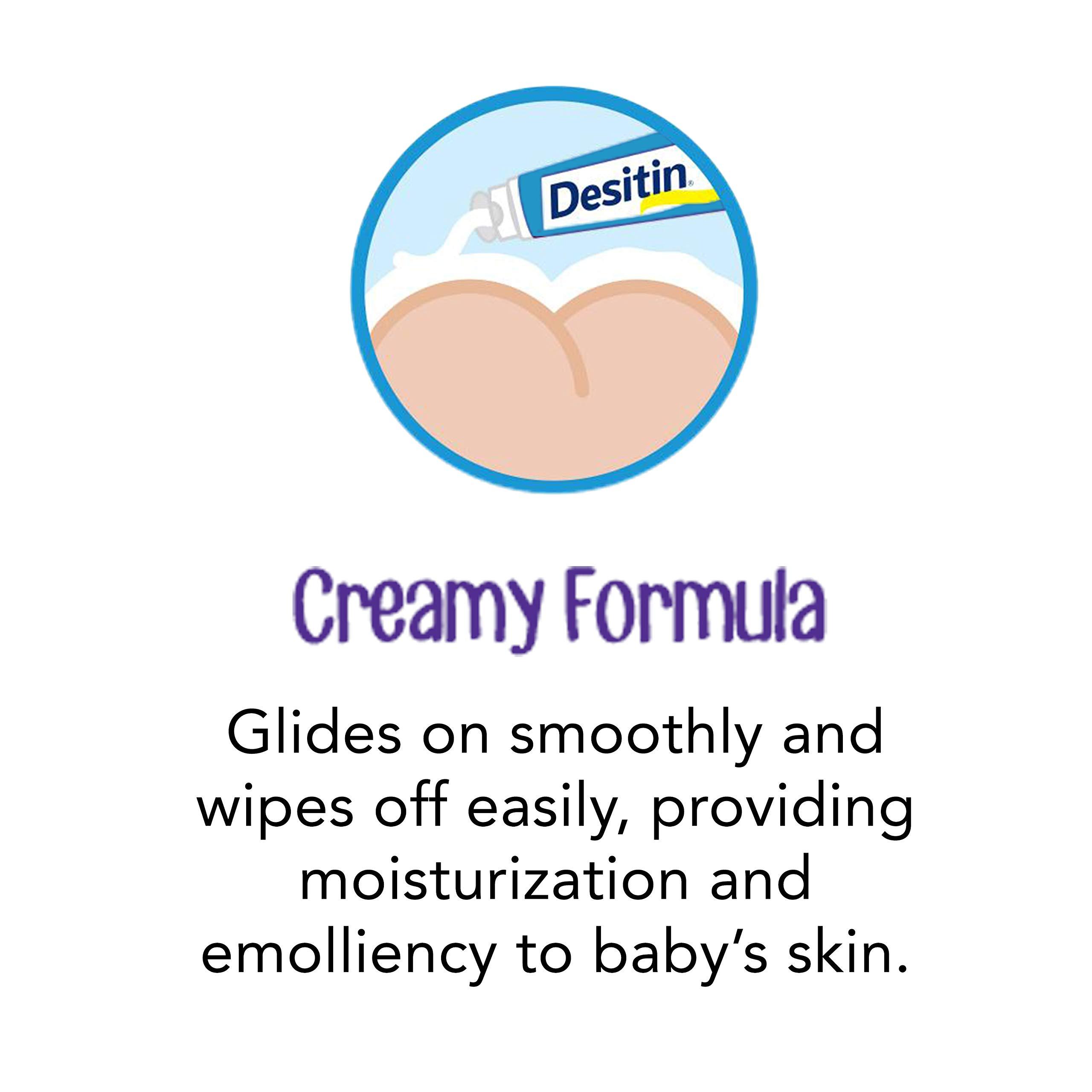 Desitin Desitin Daily Defense Baby Diaper Rash Cream with Zinc Oxide to Treat, Relieve & Prevent diaper rash, Hypoallergenic, Dye-, Phthalate- & Paraben-Free, 16 oz