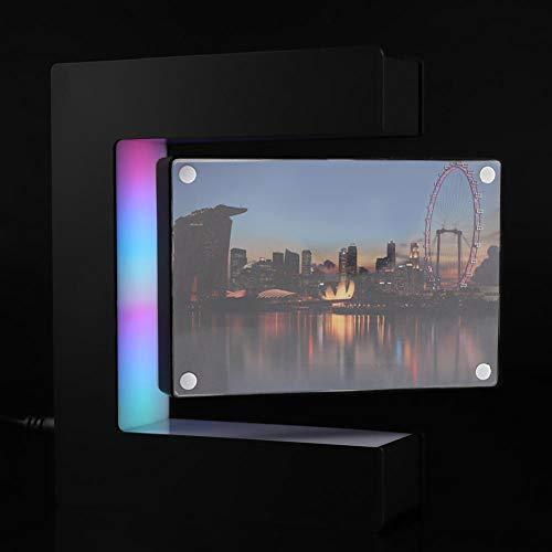 Antilog Antilog Levitation, LED Magnetic Levitation Photo Frame Home Office Wedding Decoration(US)