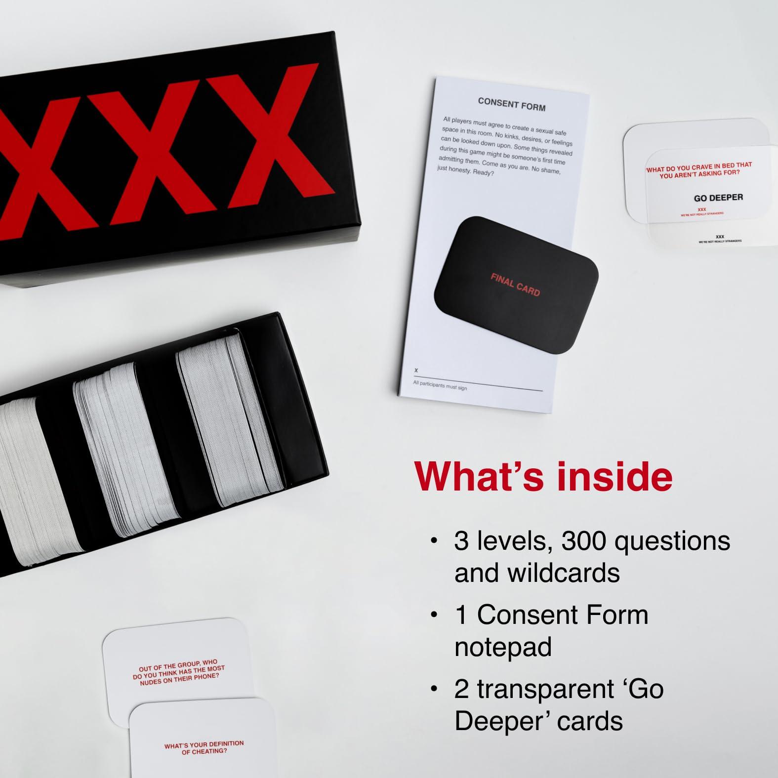 WE\'RE NOT REALLY STRANGERS WE\'RE NOT REALLY STRANGERS Card Game Bundle - Core + Adult Editions, Fun Family Party Games, Game Night, Couples Games, 2+ Players