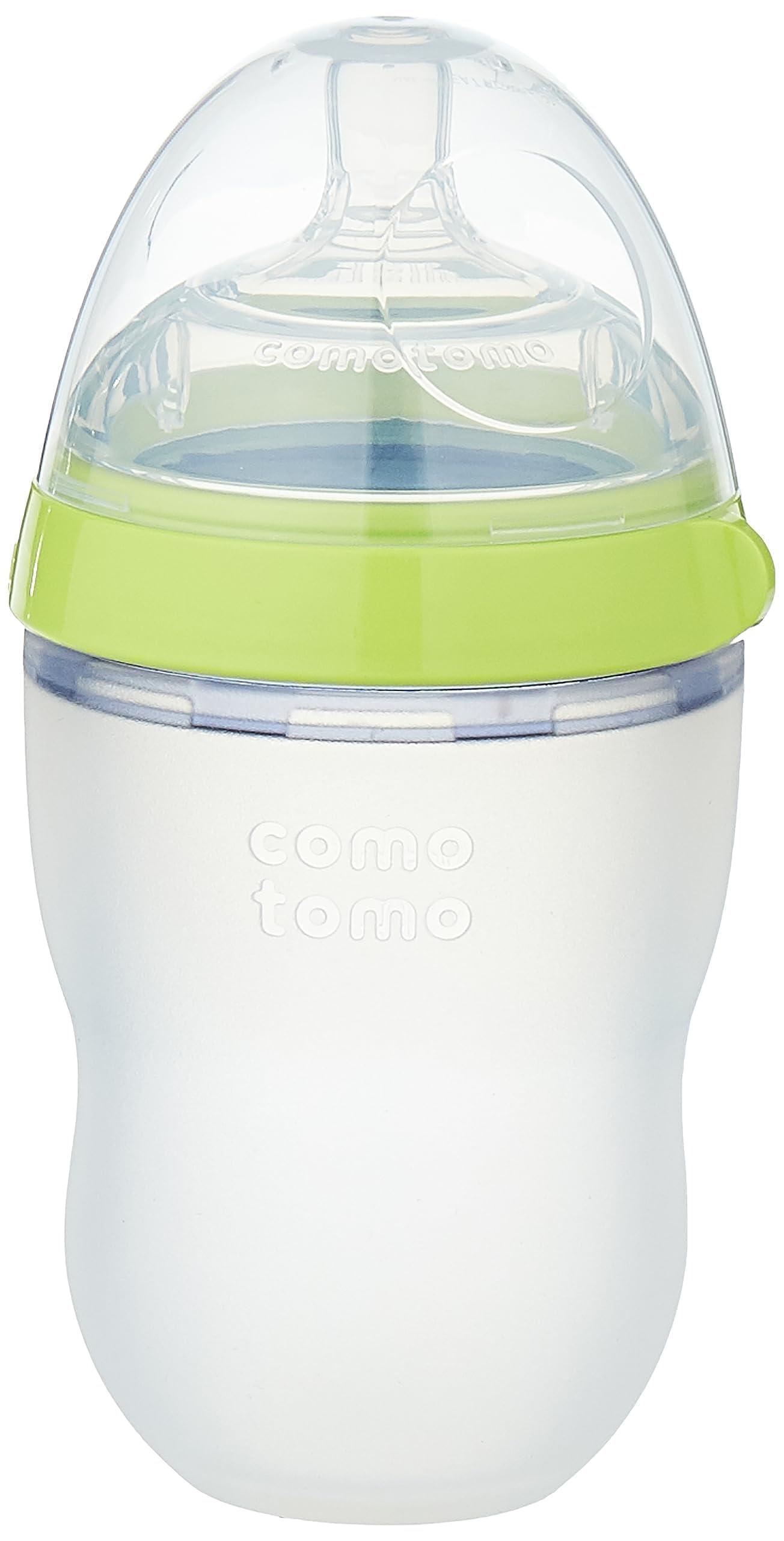 Comotomo Comotomo Baby Bottle Single Pack, Green, 8oz