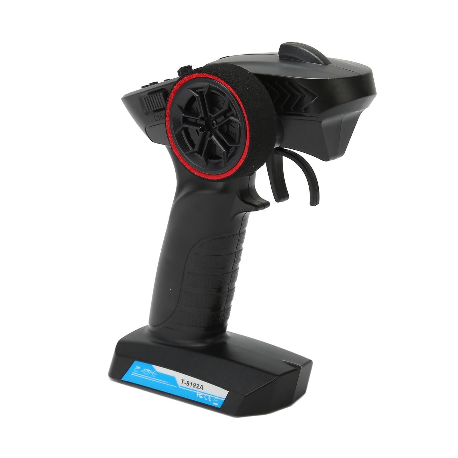 Cryfokt 3 Channel Transmitter, 2.4Ghz Receiver RC Car Remote Controller for RC Boat Crawler