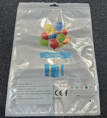 Domgoge Matte Turquoise Blue Pearl White Balloons Garland Arch Kit Metallic Gold Balloon with Gold Confetti Latex Balloon Teal Blue Balloons Chrome Gold Party Decorations Supplies Birthday Baby Shower