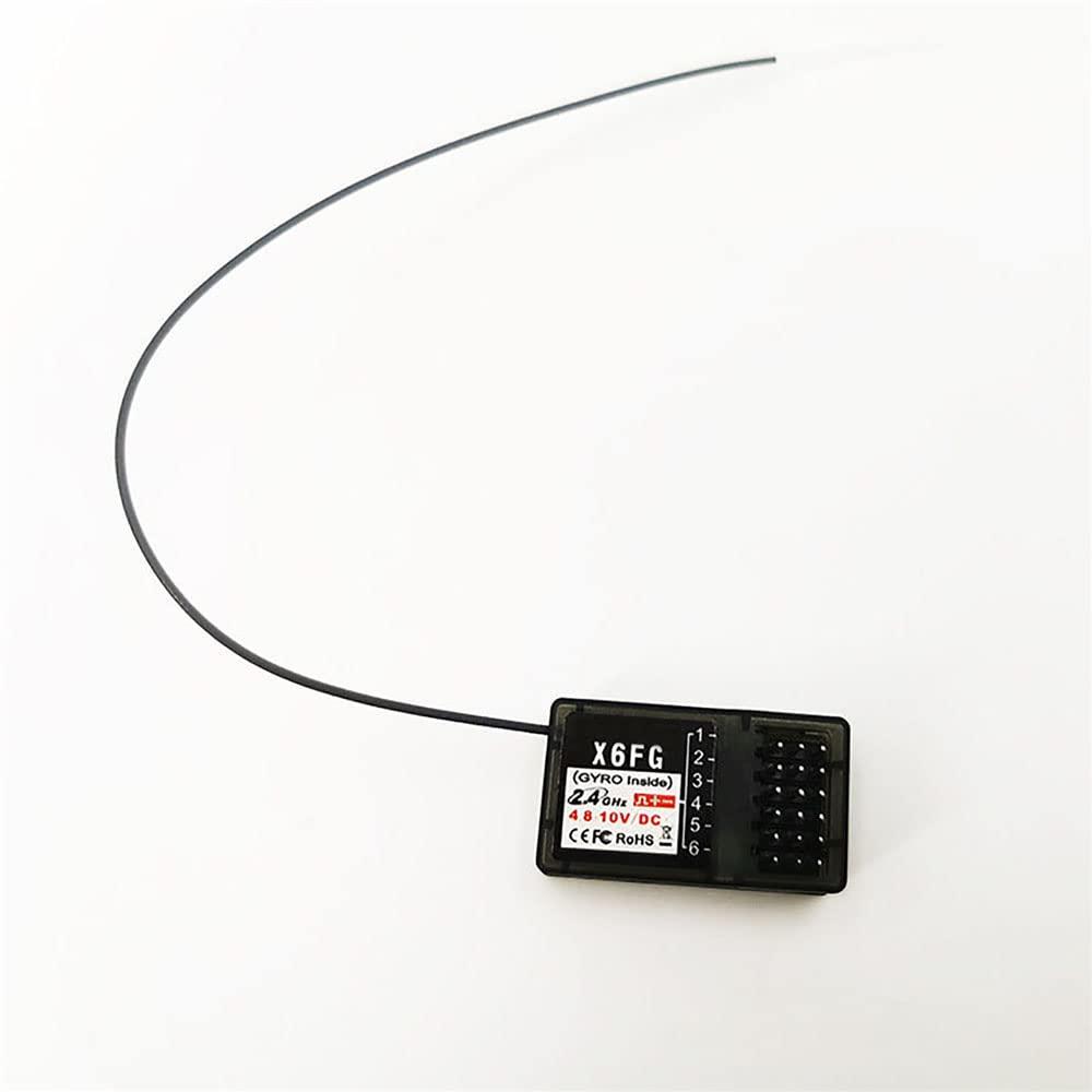 Haolahaola Replacement Part For 2.4G Six Channel Te Control Receiver With Gyro For X6 FG RC Car Accessories