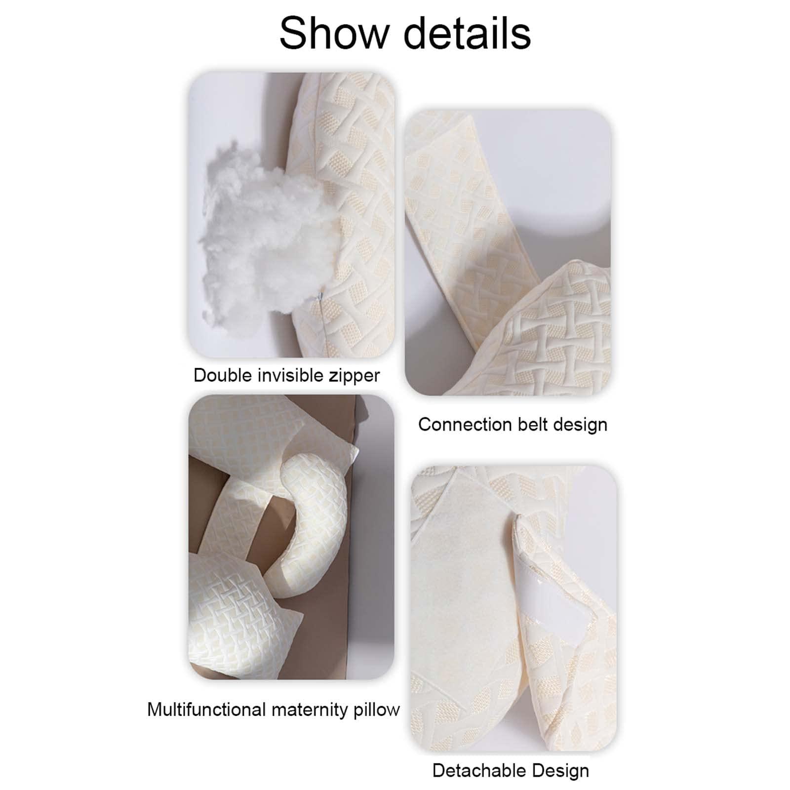 ghghnrtgefrgnhnxdf Maternity Pillows for Sleeping, U-Shape Full Body Pregnancy Pillow and Maternity Support - Support for Back, Legs, Belly for Pregnant Women