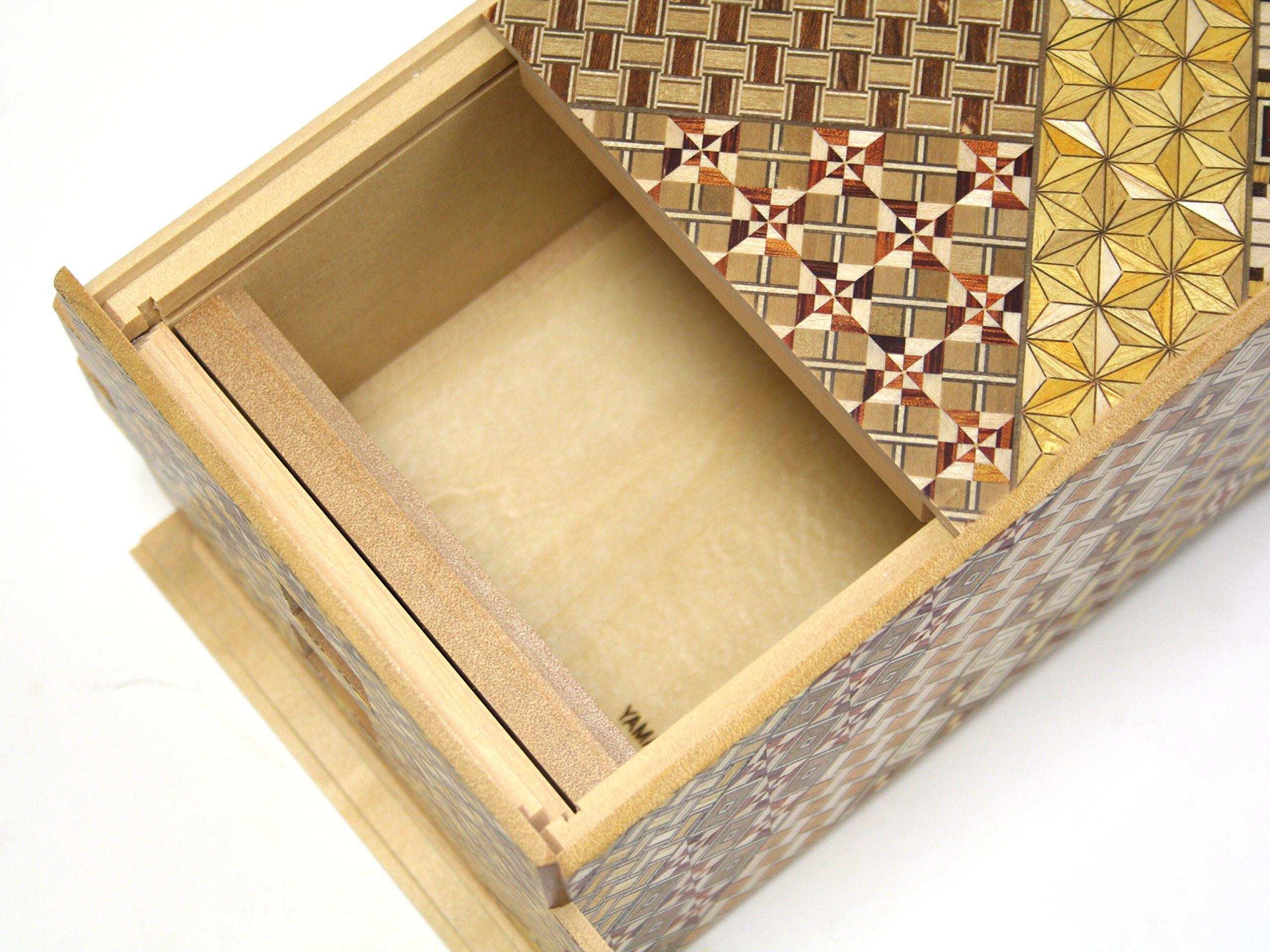 Hakone Maruyama Japanese Puzzle Box 54steps with Secret Compartment Koyosegi
