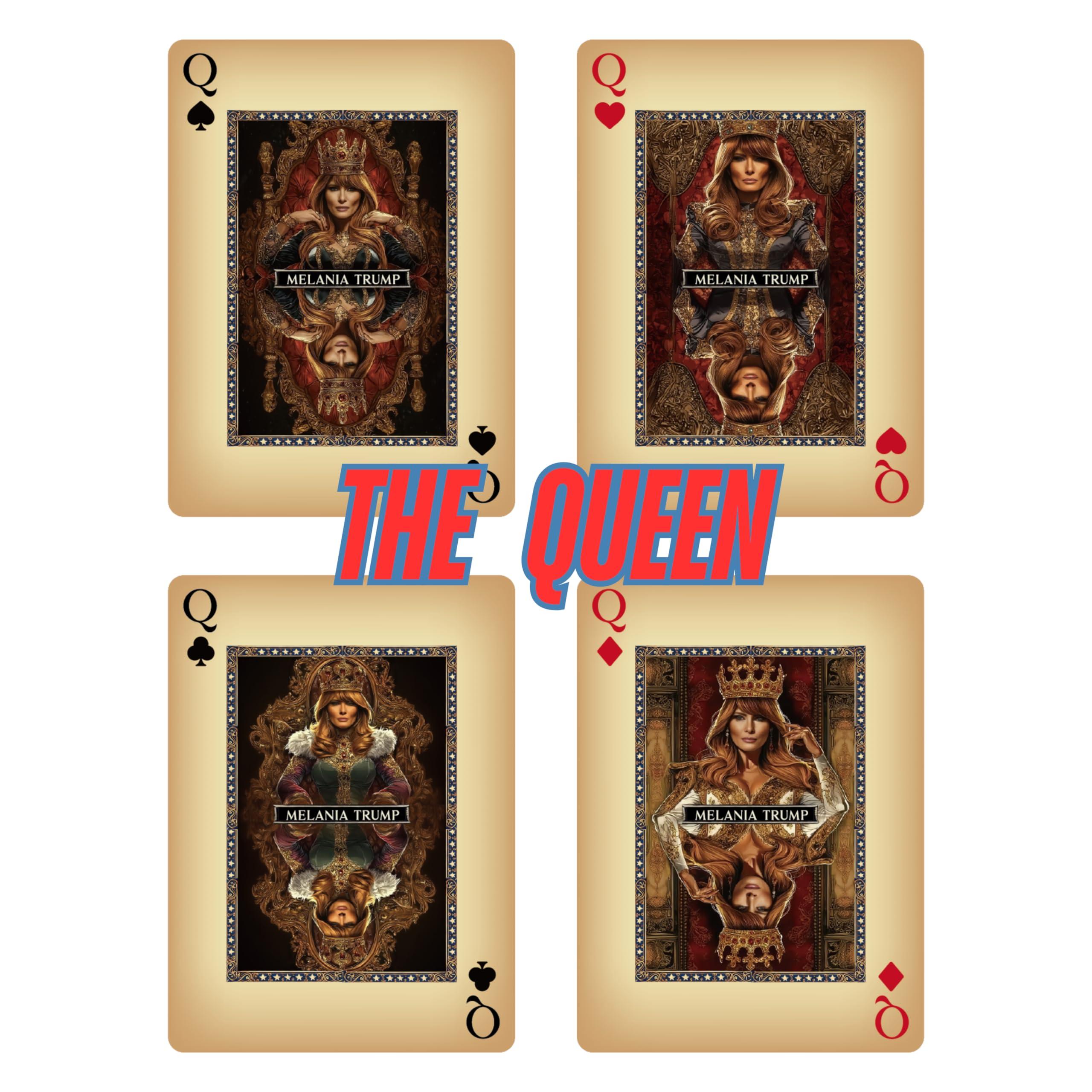 ASVP Shop ASVP Shop Trump Playing Cards - Family & Allies - Premium Collectors Deck Featuring Donald Trump, Melania, Ivanka, Elon Musk, J.D. Vance & The Jokers Biden & Kamala Harris - Perfect for Poker Nights