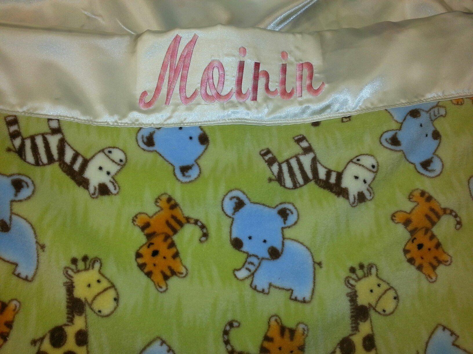 ToysCentral Basics Personalized Baby Blankets