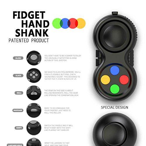 Ceavis Fidget Cube Ceavis Creative 6 Sides Dice Anti-anxiety and Depression Toys For Girl Boys Children Adults Christmas Gifts (Fidget Pad, Green)