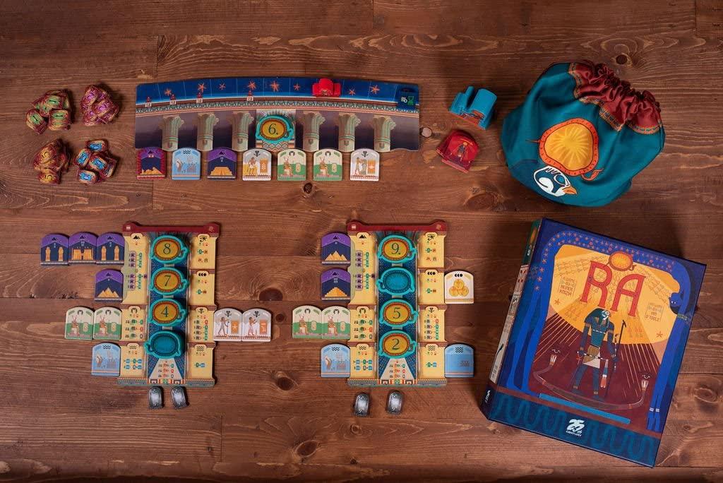 25th Century Games RA , Classic Award Winning Bidding Strategy Board Game for 2 to 5 Players by Reiner Knizia , 25th Century Games