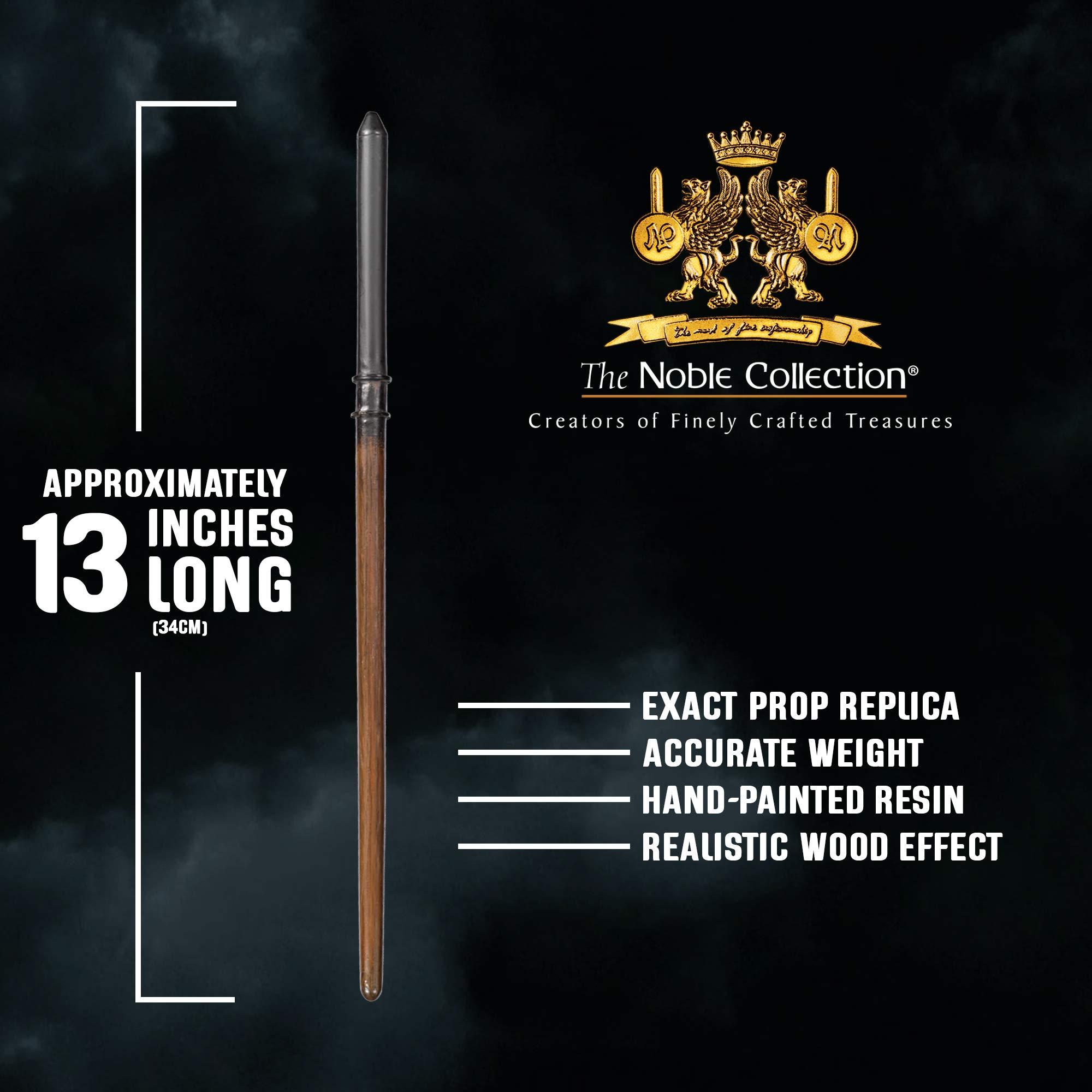 The Noble Collection The Noble Collection - Draco Malfoy Wand in A Standard Windowed Box - 13in (34cm) Wizarding World Wand - Harry Potter Film Set Movie Props Wands