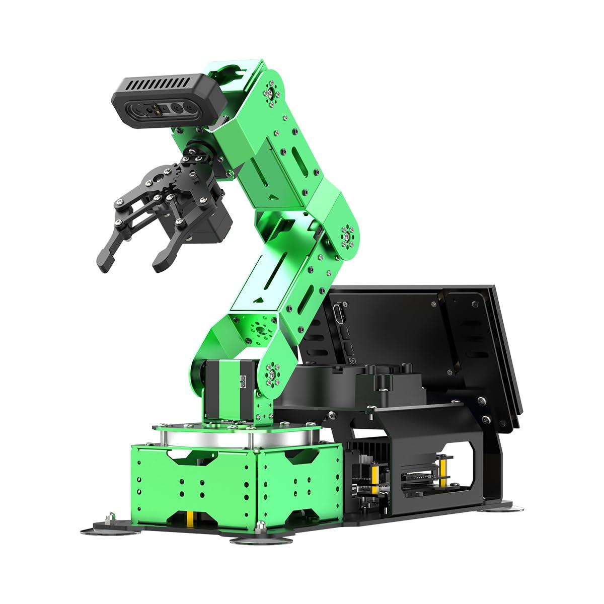 HIWONDER Hiwonder JetArm 6DOF Robotic Arm Powered by Jetson Nano Robot Arm Kits ROS Open Source AI Vision Recognition Program Robot for ROS Education ScenariosUltimate Kit