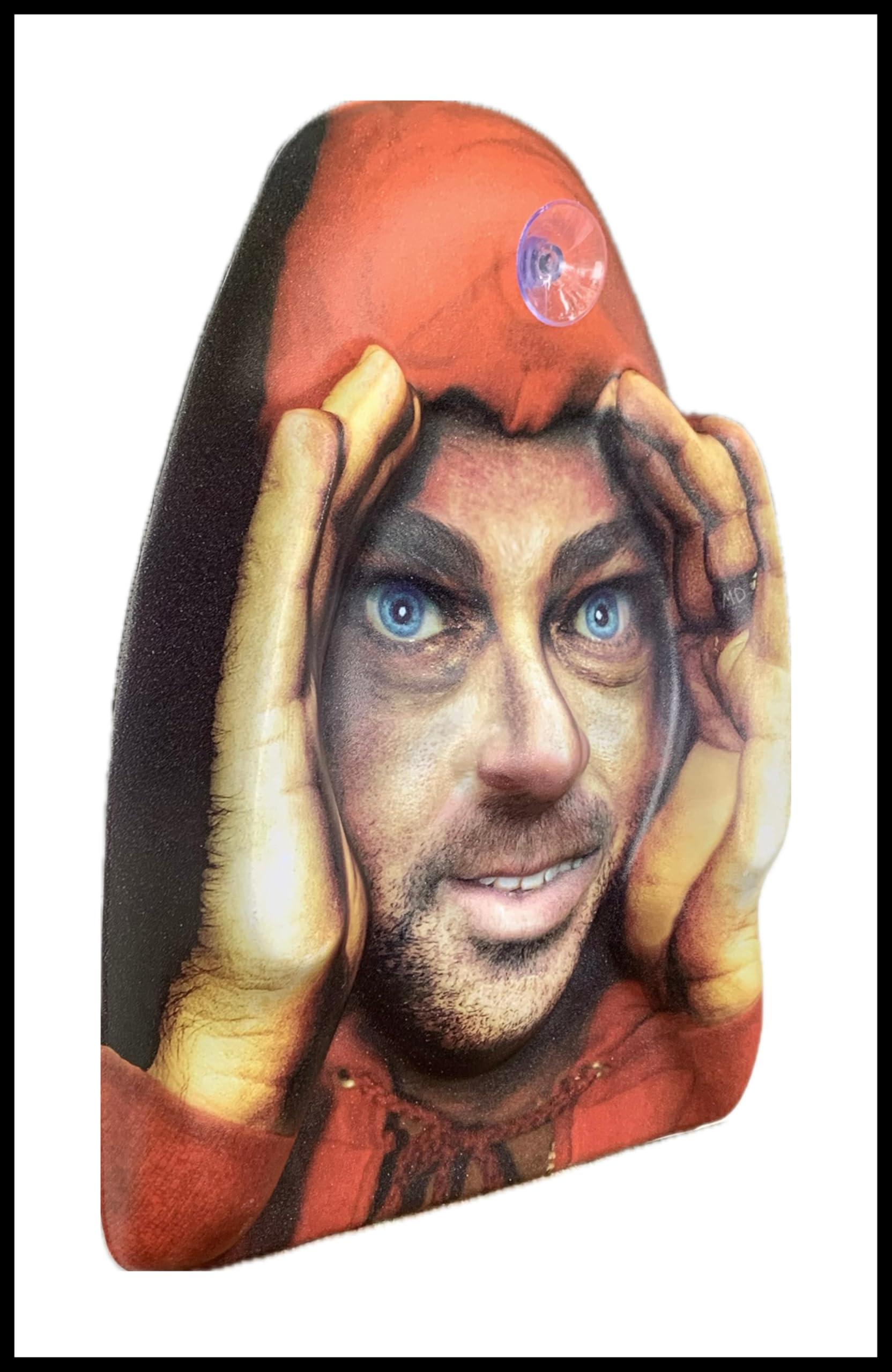 Forum Novelties Scary Peeper Menacing Creep Cling Peeping Tom Hanging Window Halloween Decoration Suction Cup Mask Prank Novelty Gag Gift Creepy Creeper Spooky Man Face