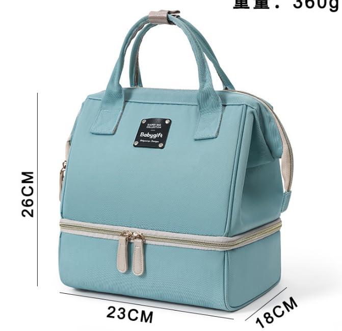 MAxba Waterproof Baby Bottle Cooler Bag Insulated Breast Milk Cooler Bag for Daycare, Nursing Moms, Travel, Black 11l