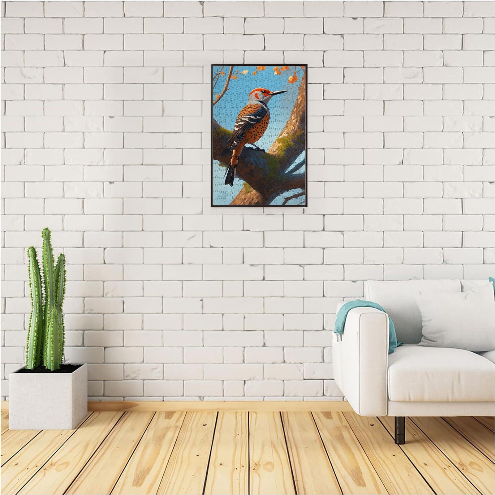 Directo Watercolor Realism Puzzles for Adults 75 Piece Puzzle-Northern Harrier-Creative Color and Lines Jigsaw Puzzle Color Challenge Puzzle The Gift of Art