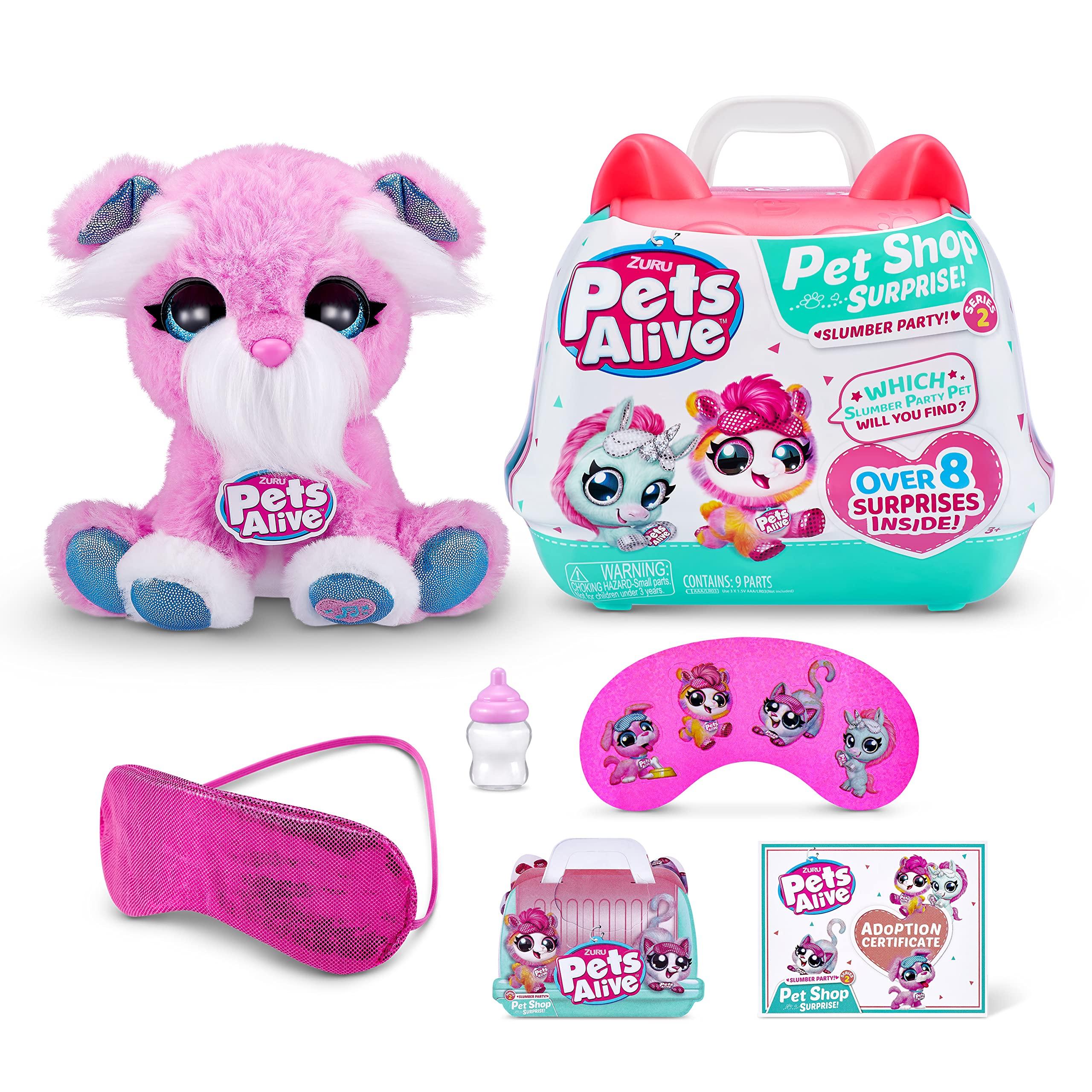 Pets Alive Pets Alive Pet Shop Surprise Toys by ZURU - Interactive Toys with Electronic \'Speak & Repeat\', Animal Playset Puppy Gifts for Girls and Kids (Series 2)