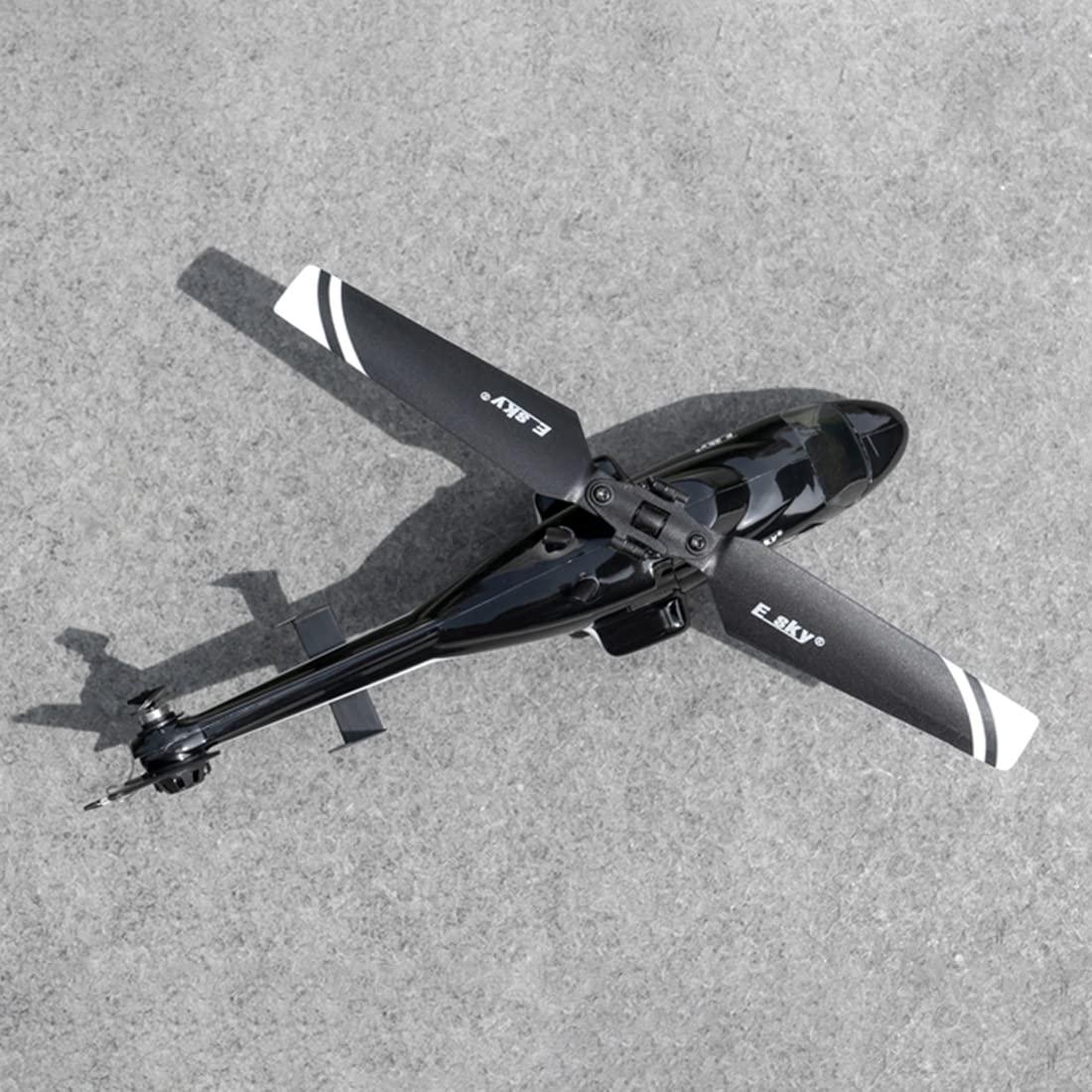 Powerbrick Powerbrick ESKY F150BL V3 5CH RC Helicopter Aircraft, Electric Simulation Tail-LED Fighter Plane Hobby-Grade Model for Airwolf Movie, 6-axis Gyroscope, Ready to Fly, for Beginner Children Teen