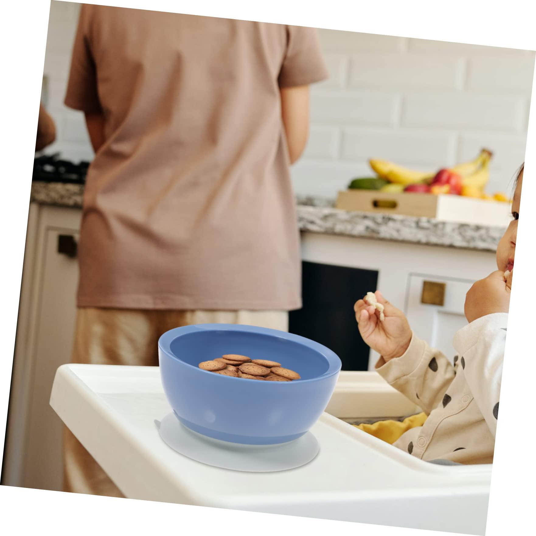 Kisangel Suction Bowl Infant Plate Silicone Baby Bowl Baby Bowl with Suction Toddler Plate Suction Plate for Baby Kids Bowl Baby Bowl with Lid Kids Plate Toddler Bowl Infant Bowl Baby Plate