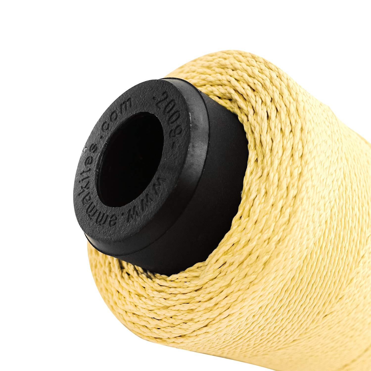 emma kites emma kites Kevlar Kite Line 1000Ft 250Lb Braided Kite String Abrasion Resistant Low Stretch Utility Cord for Outdoor Tactical Survival Hiking Camping
