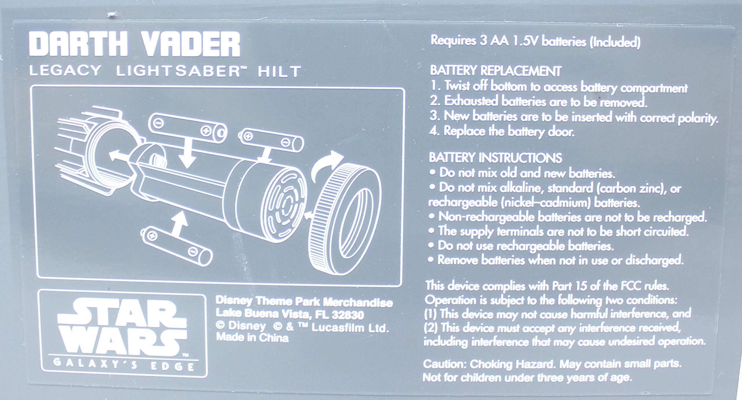 Galaxy's Edge Galaxy's Edge Star Wars Legacy Lightsaber (Darth Vader) Silver