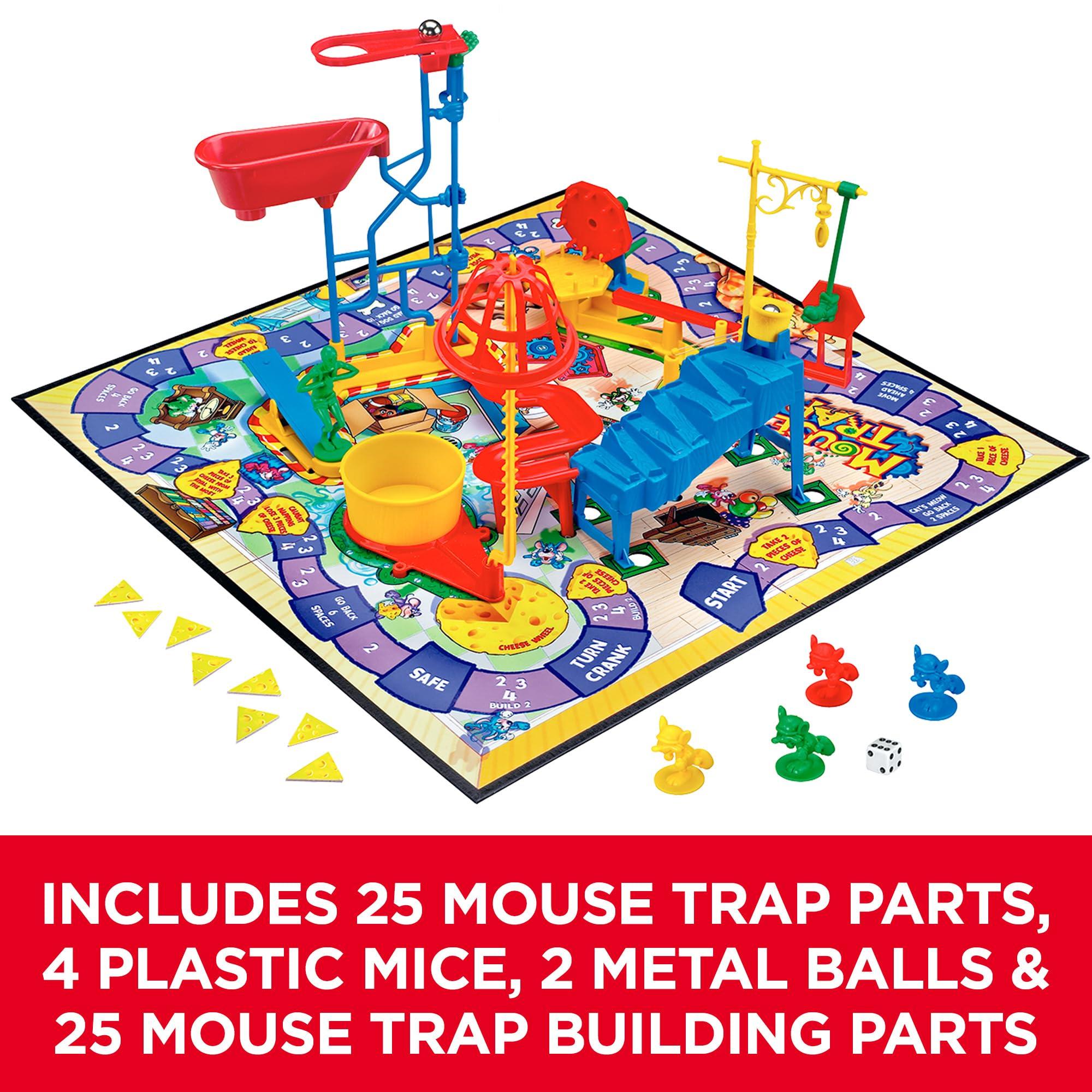 Hasbro Hasbro Gaming Mouse Trap Kids Board Game, Family Board Games for Kids, Kids Games for 2-4 Players, Family Games, Kids Gifts, Ages 6 and Up (Amazon Exclusive)