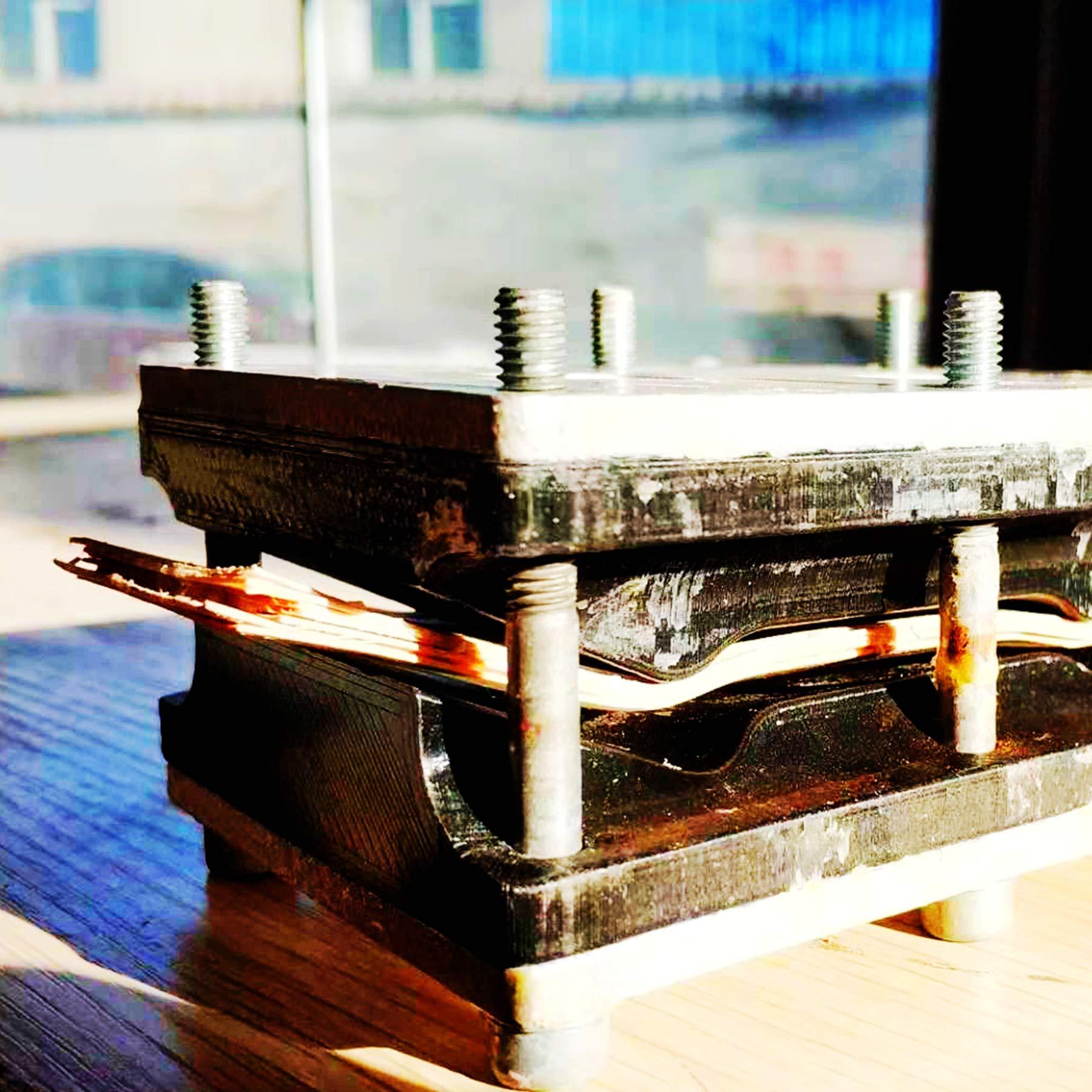 NOAHWOOD NOAHWOOD PRO 6-Layer Color Bamboo Handmade Fingerboards DECK (King of Skate Black, 100x33mm DECK)