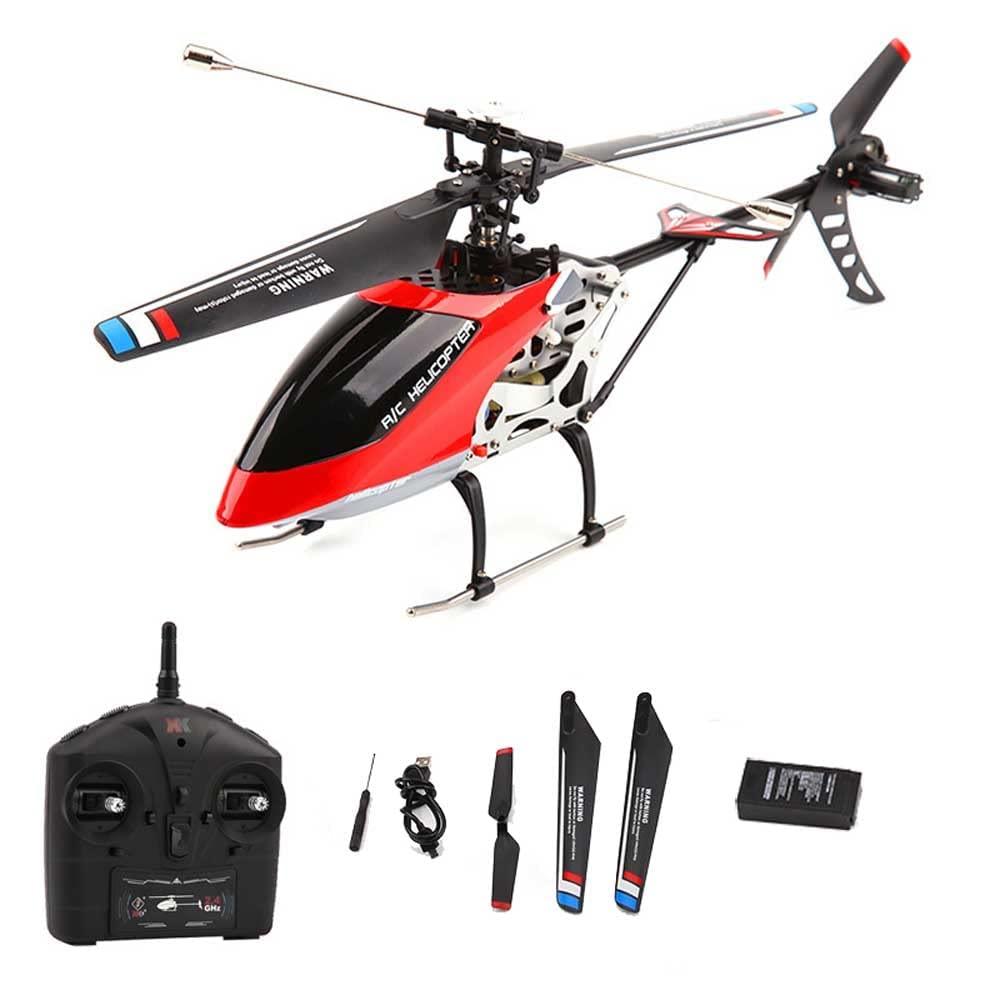 QIYHBVR QIYHBVR Remote Control Helicopters, 4CH RC Helicopter with Altitude Hold for Adults Kids Beginners, 2.4GHz Aircraft Indoor Flying Toy with Gryo, One Key Take Off/Landing
