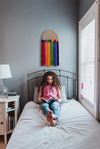 Kids Crafts Kids Crafts Rainbow Wall Hanging Arts & Crafts Kit - Fun DIY Craft Activity for Creative Gifts for 10 Year Old Girl