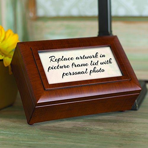 Cottage Garden Cottage Garden Love My Yorkie Rich Woodgrain Finish Petite Jewelry Music Box - Plays Song Wonderful World