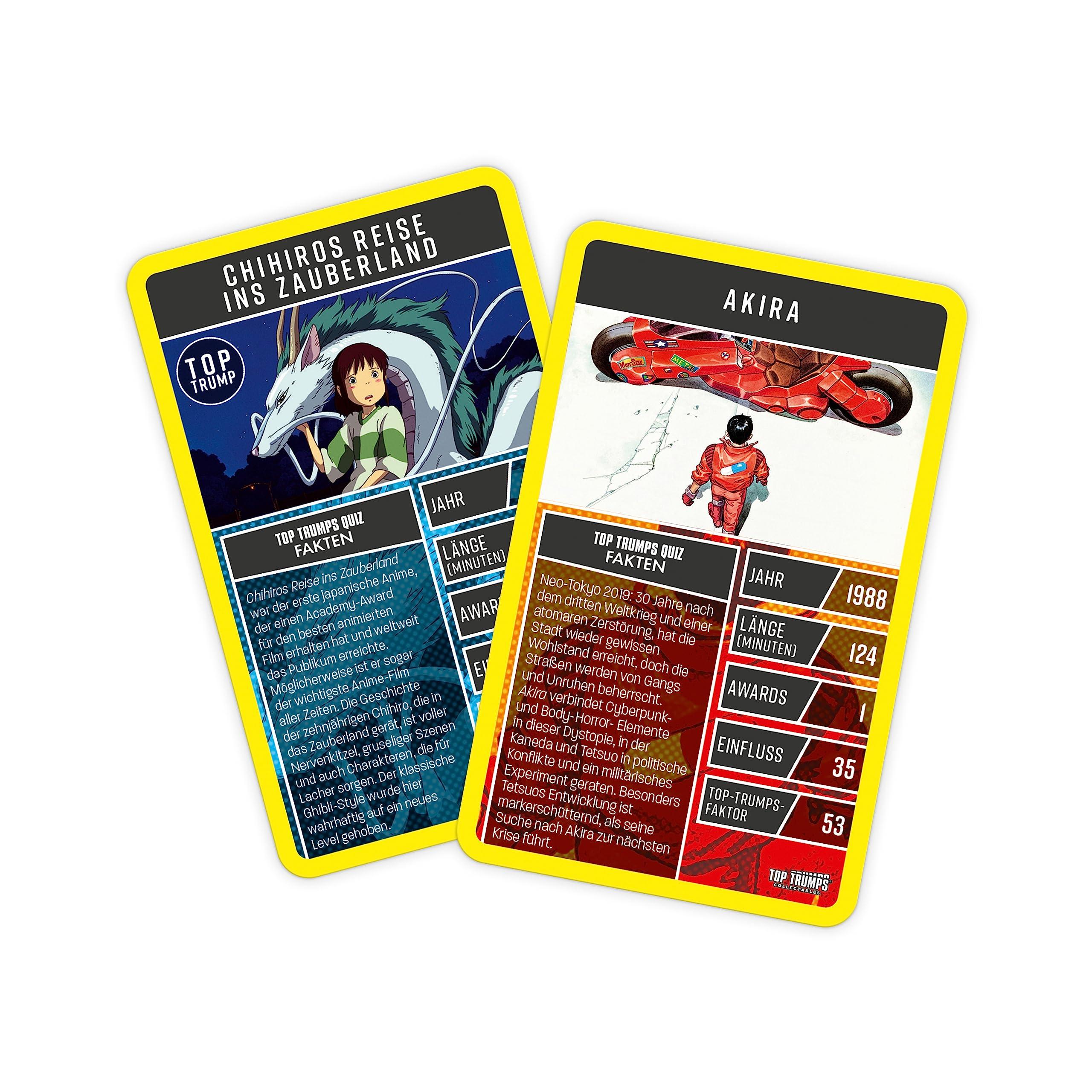 Winning Moves Top Trumps Collectables Anime Film Guide
