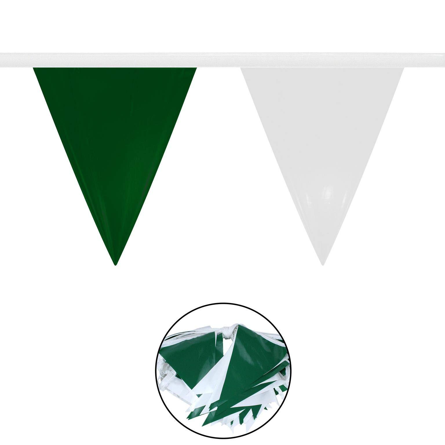 Water Gear Water Gear Backstroke Flags - Meets All Regulations - Heavy-Duty Vinyl - Great for Swimmers and Divers - Competitive Swim Gear - Green/White