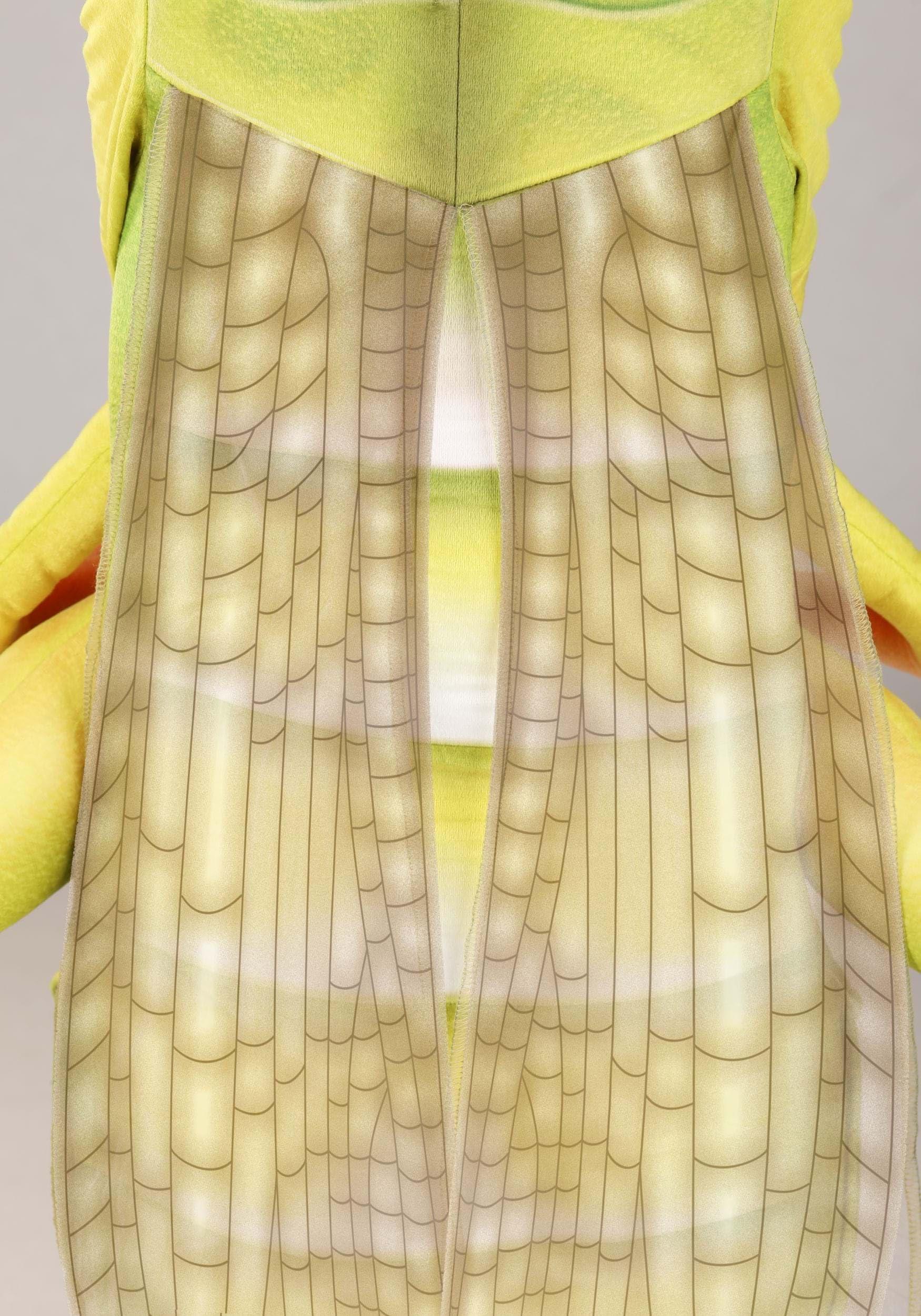 Fun Costumes Kid\'s Deluxe Grasshopper Costume, Green Insect Halloween Outfit Medium