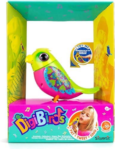 Silverlit Silverlit Digibirds- Interactive Love Bird, Green Small